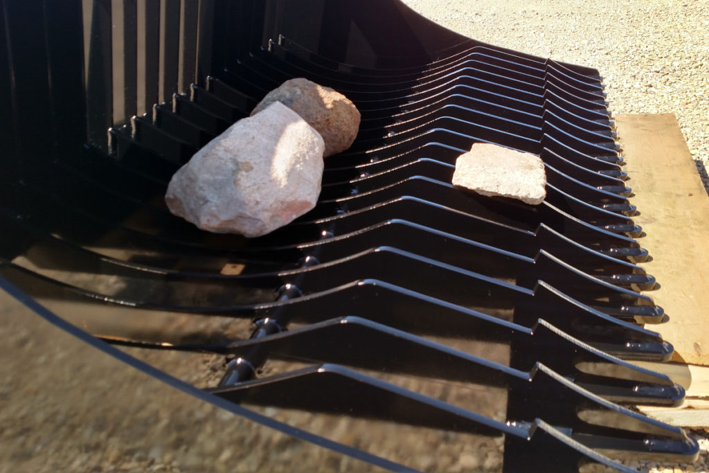 Skid Steer Rock Bucket RK Series Stinger Attachments