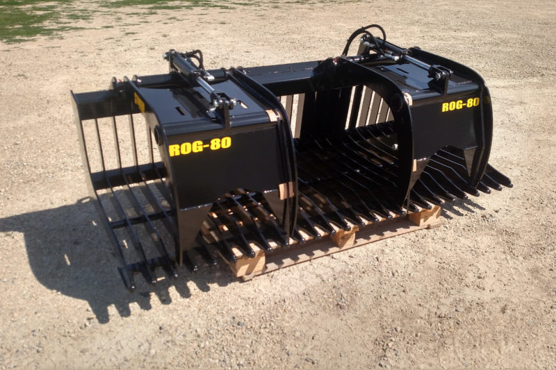 Skid Steer Rock Grapple ROGSeries Stinger Attachments