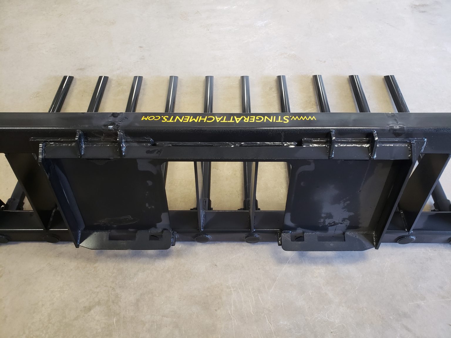 Skid Steer Tine Manure Bucket for Sale Stinger Attachments