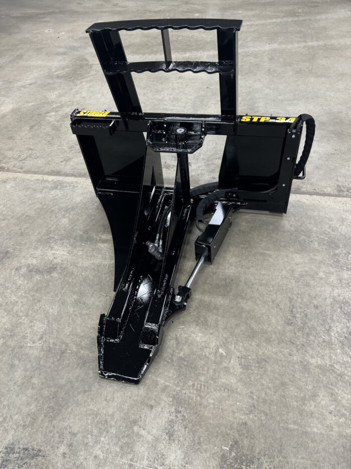 Front of Skid Steer Tree Puller from Stinger Attachments