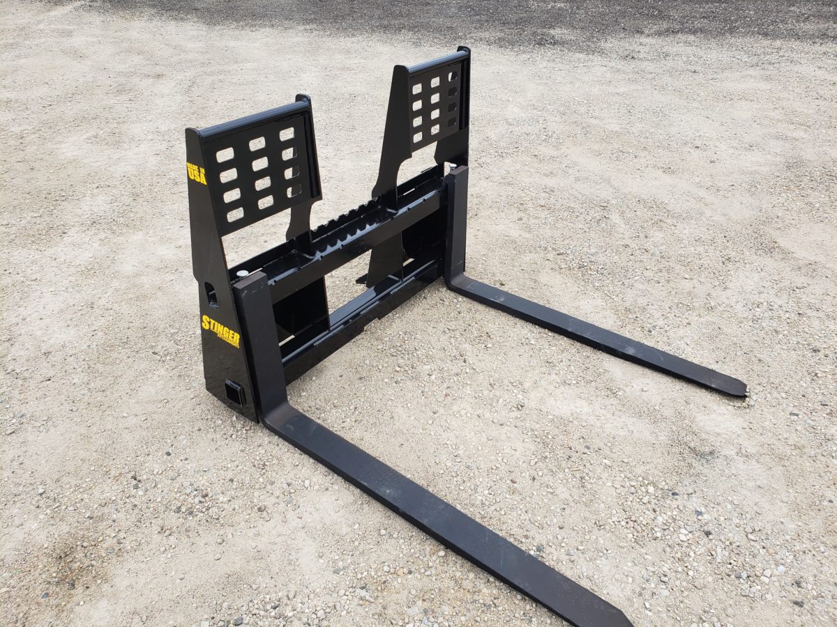 Skid Steer Pallet Forks for Sale Stinger Attachments