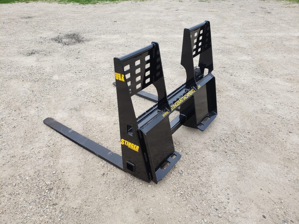 Skid Steer Pallet Forks for Sale Stinger Attachments