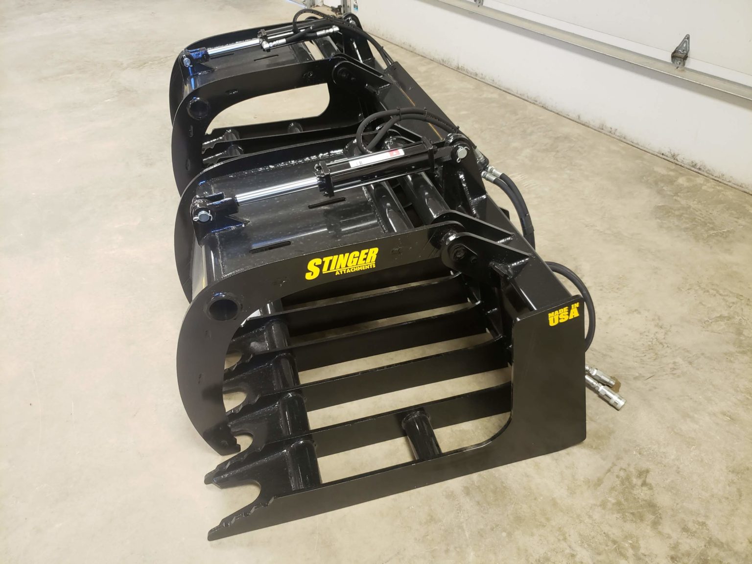 Heavy Duty Skid Steer Grapple RTGXD Stinger Attachments