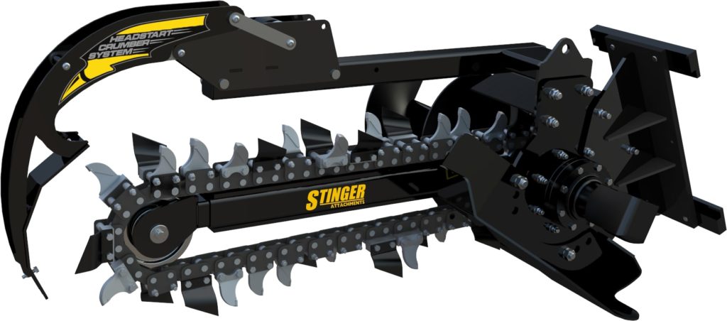 Bigfoot 900 Trencher | Stinger Attachments