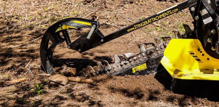 Bigfoot Trencher Attachment for a Skid Steer