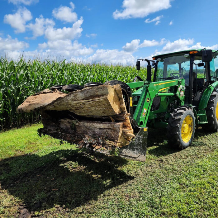 Open Sides Tractor Rock Grapples (ROG) from Stinger Attachments