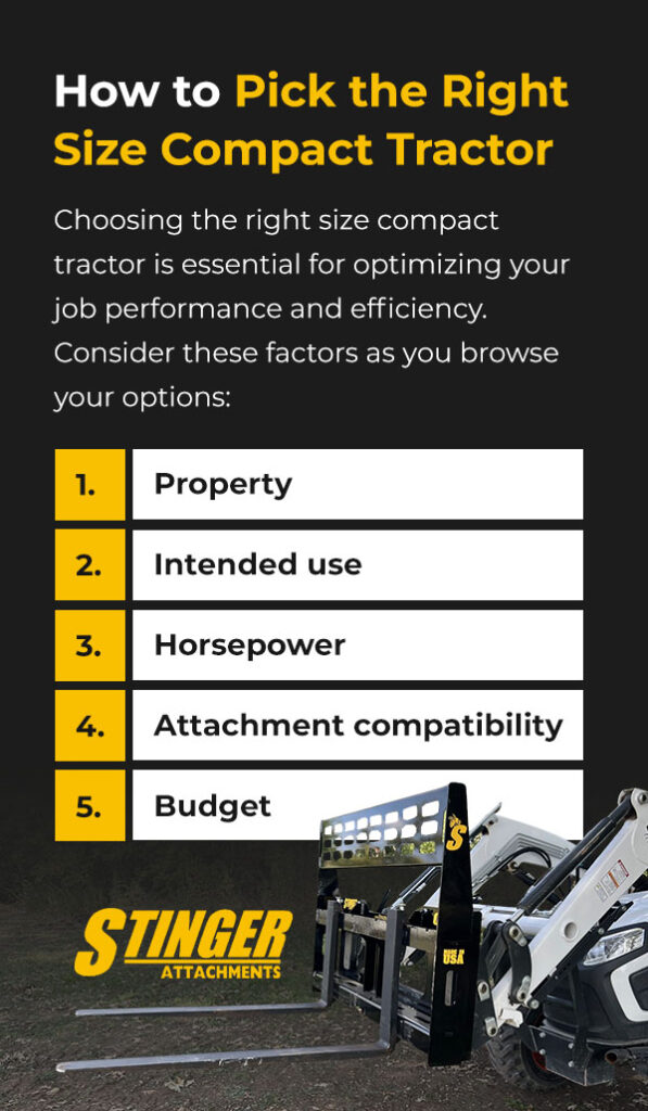 How to Pick the Right Size Compact Tractor