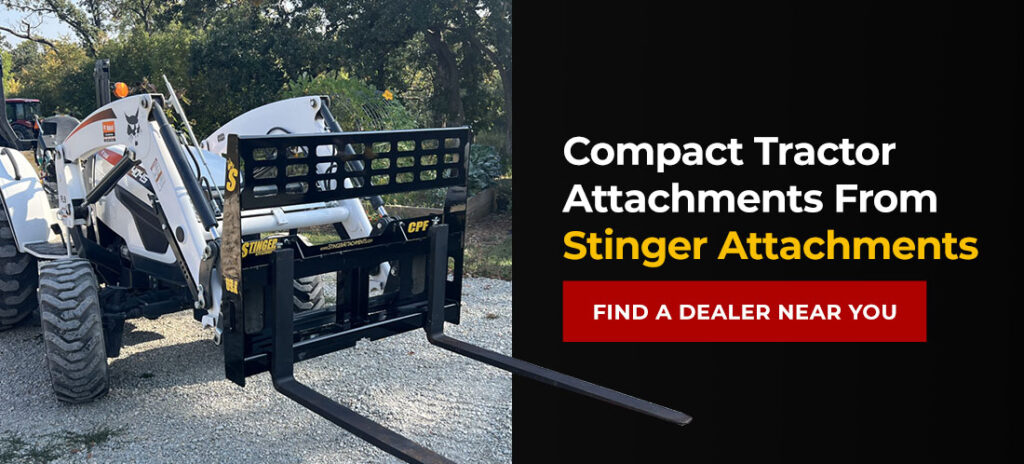Compact Tractor Attachments From Stinger Attachments