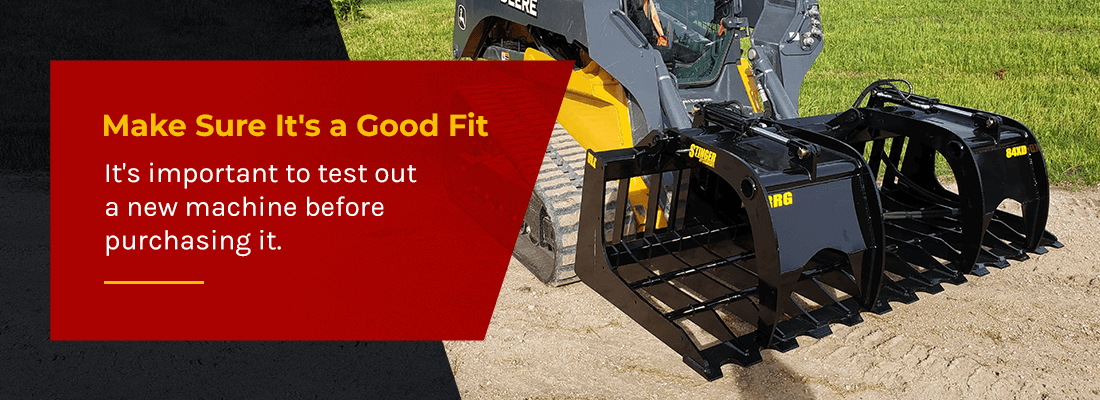 Skid Steer with Grapple