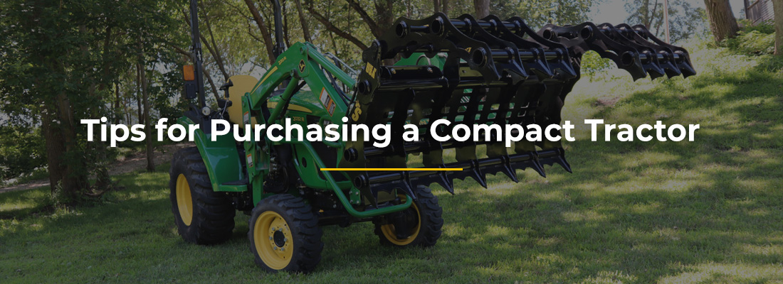 Tips for Purchasing a Compact Tractor