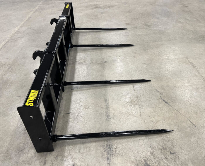 Bale Spear – Series 4 (BS4) Large Square Bale Mover from Stinger Attachments