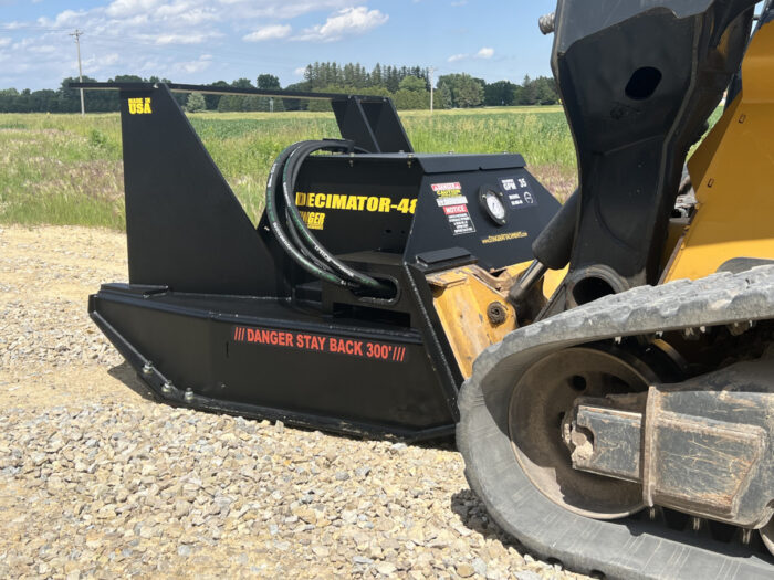 Skid Steer Disc Mulcher from Stinger Attachments