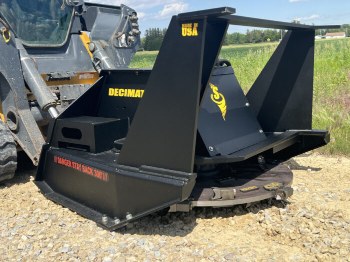 Skid Steer Disc Mulcher from Stinger Attachments