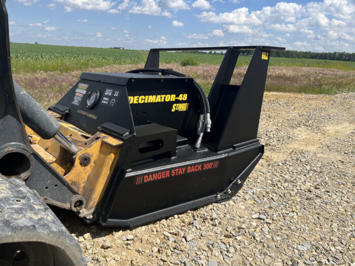 Skid Steer Disc Mulcher from Stinger Attachments