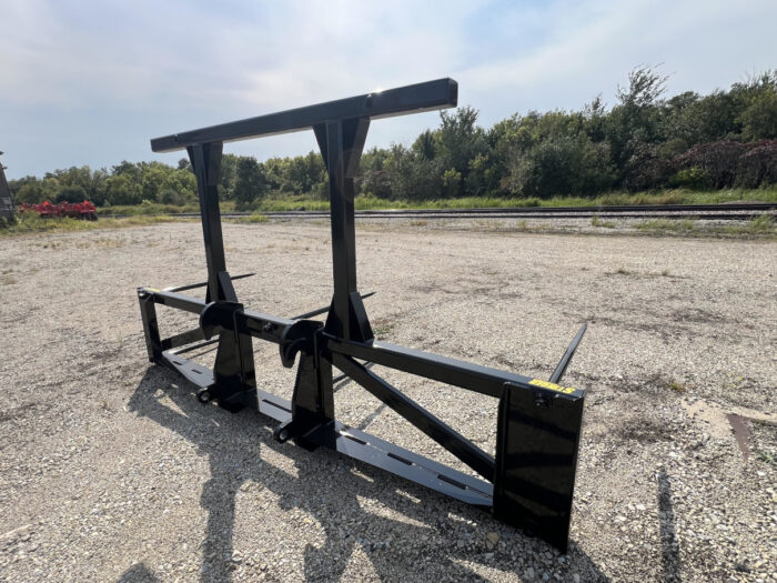 Skid Steer Bale Spear – Series 5 (BS5-3) 3 Bale or (BS5-5) 5 Bale Large Round Bale Mover - Image 3