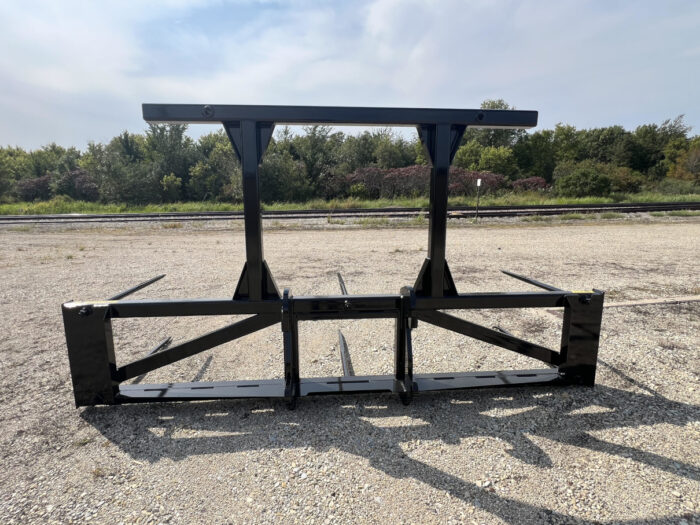 Skid Steer Bale Spear – Series 5 (BS5-3) 3 Bale or (BS5-5) 5 Bale Large Round Bale Mover - Image 4