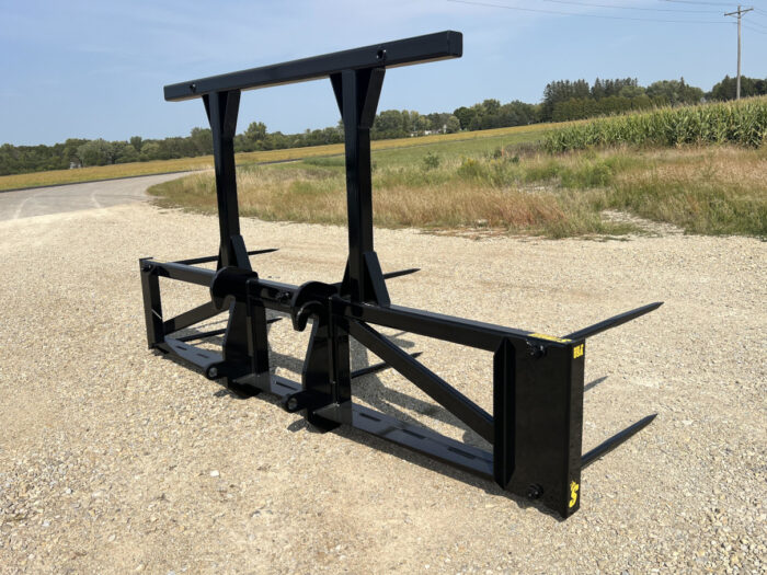 Tractor Bale Spear – Series 5 (BS5-3) 3 Bale or (BS5-5) 5 Bale Large Round Bale Mover - Image 2
