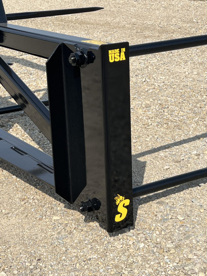 Skid Steer Bale Spear – Series 5 (BS5-3) 3 Bale or (BS5-5) 5 Bale Large Round Bale Mover - Image 5