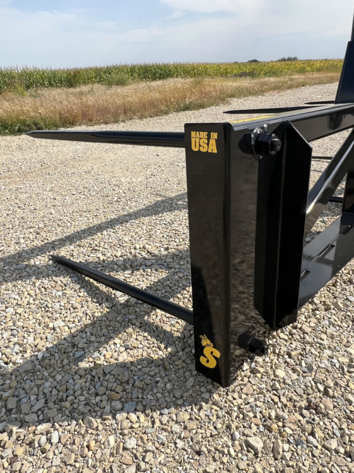 Skid Steer Bale Spear – Series 5 (BS5-3) 3 Bale or (BS5-5) 5 Bale Large Round Bale Mover - Image 6