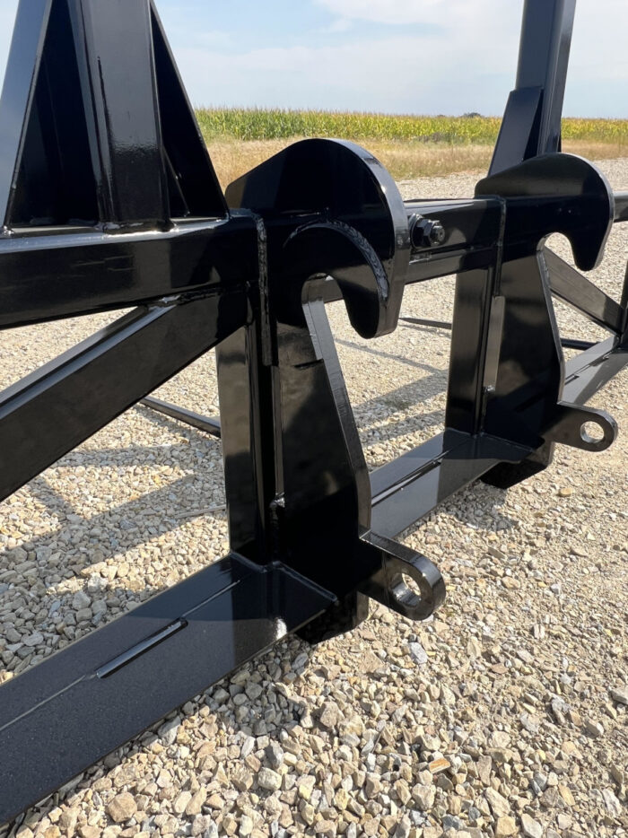 Wheel Loader Bale Spear – Series 5 (BS5-3) 3 Bale or (BS5-5) 5 Bale Large Round Bale Mover - Image 8