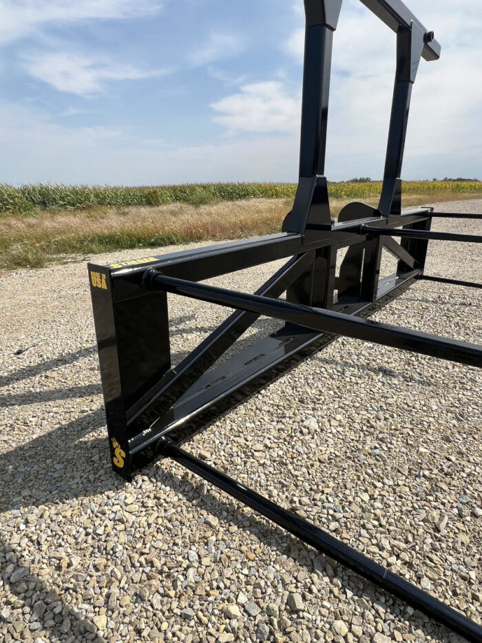Wheel Loader Bale Spear – Series 5 (BS5-3) 3 Bale or (BS5-5) 5 Bale Large Round Bale Mover - Image 10