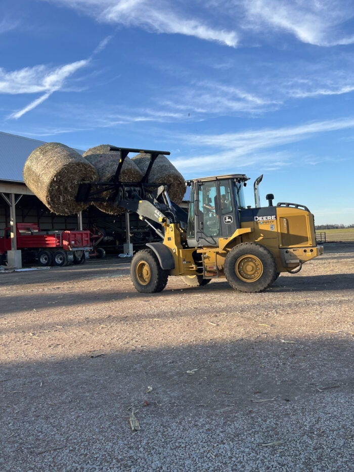 Wheel Loader Bale Spear – Series 5 (BS5-3) 3 Bale or (BS5-5) 5 Bale Large Round Bale Mover - Image 17