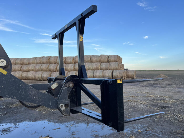 Wheel Loader Bale Spear – Series 5 (BS5-3) 3 Bale or (BS5-5) 5 Bale Large Round Bale Mover - Image 21