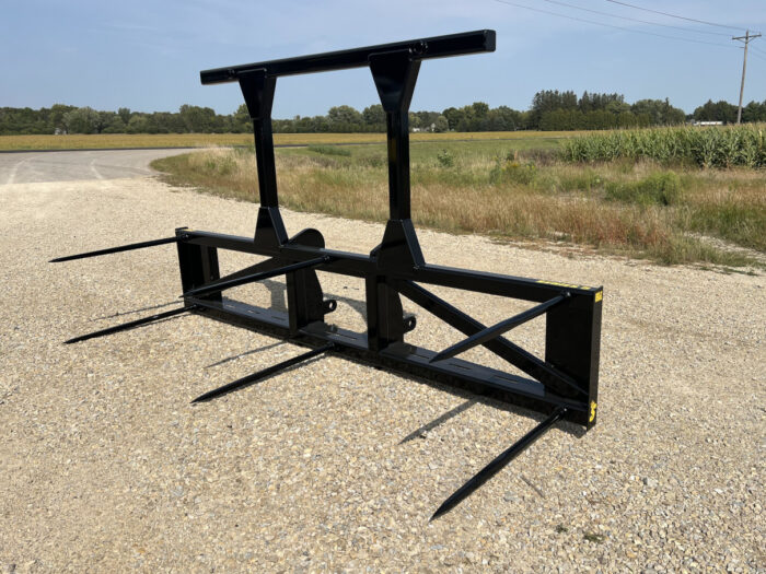 Tractor Bale Spear – Series 5 (BS5-3) 3 Bale or (BS5-5) 5 Bale Large Round Bale Mover