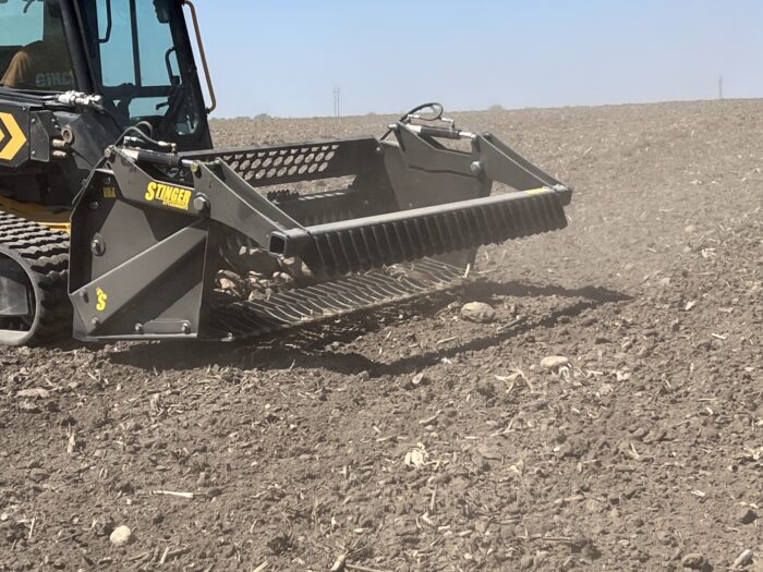 Skid Steer Rock Reel